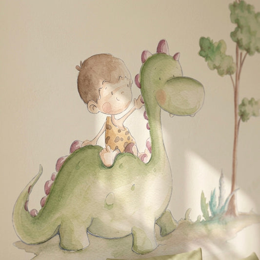 Vinilo Decorativo Infantil Dinosaurio LINO & DINO