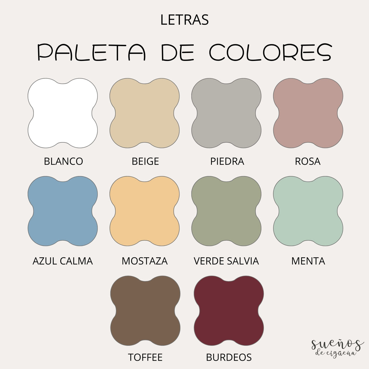 Cuadro de Madera personalizado con Letra Inicial