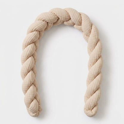 TRENZA PROTECTORA CAPAZO de COCHECITO | Muselina Beige