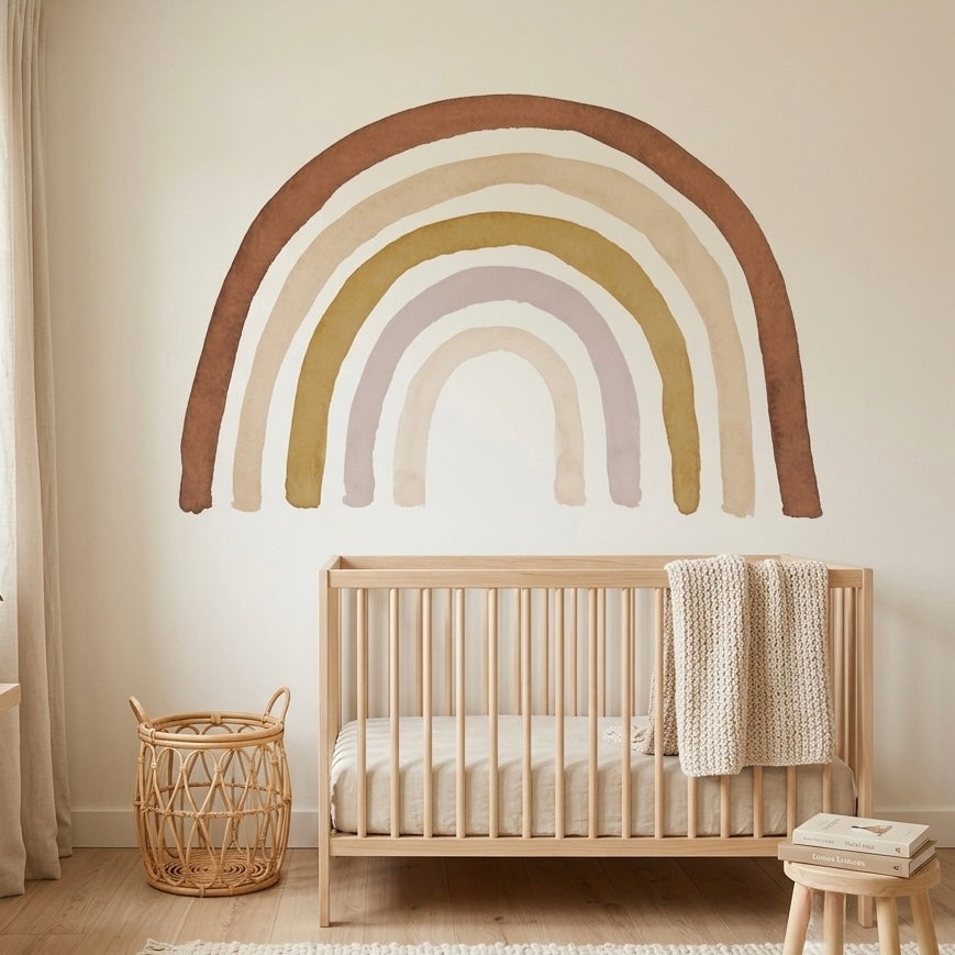 Vinil decorativo para crianças arco -íris