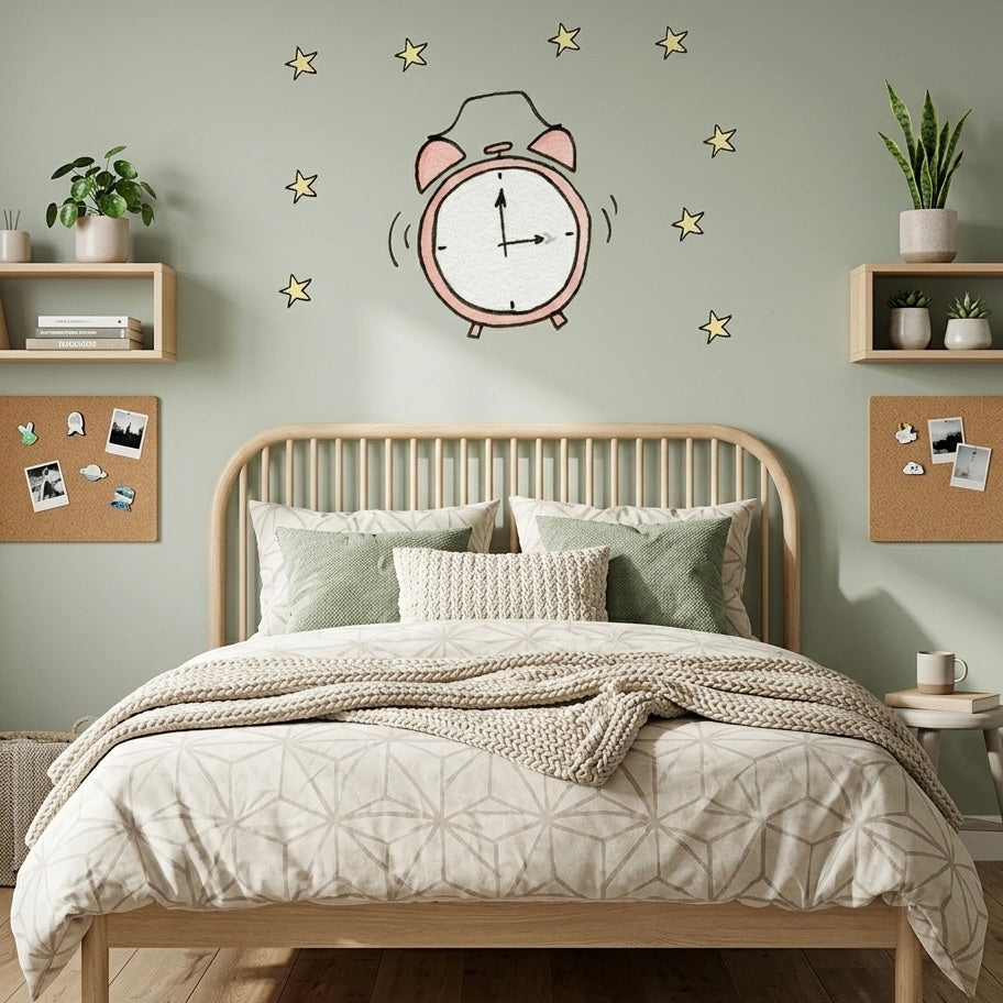 Vinilo Decorativo ¡RELOJ! 90x90