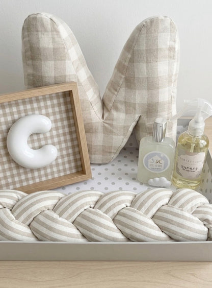 CANASTILLA REGALO BEBE · PREMIUM LINO