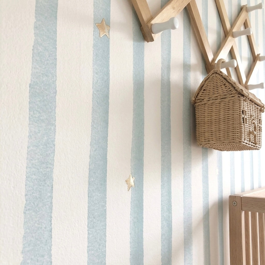 PAPEL PINTADO | Rayas & Estrellas acuarela