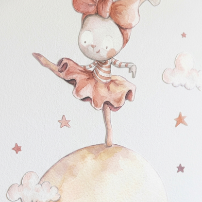 VINILO INFANTIL I BAILANDO EN LA LUNA