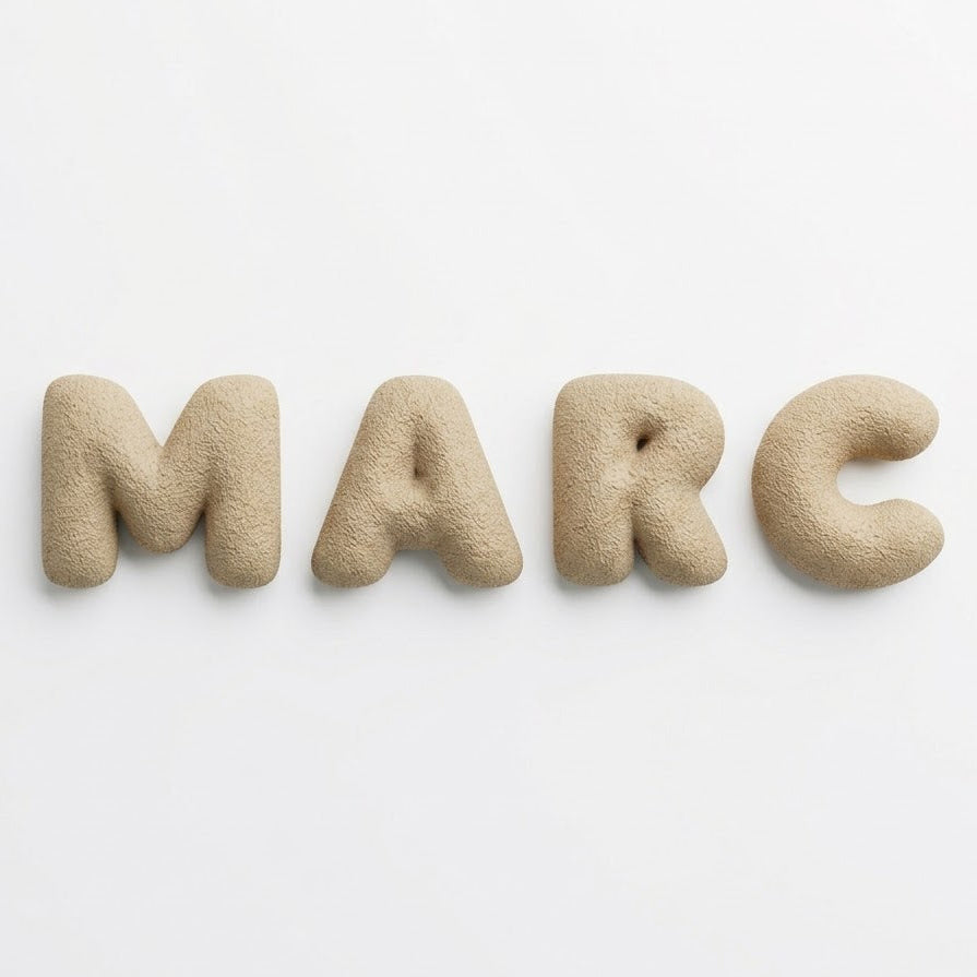 LETRAS TEXTURA 15cm | PINTADAS A MANO