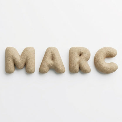 LETRAS TEXTURA 15cm | PINTADAS A MANO
