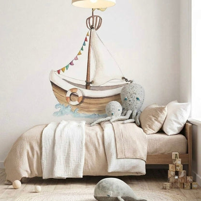 Vinyl Headboard LITTLE BOAT