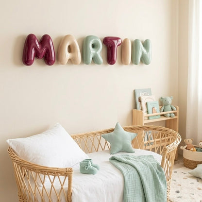LETRAS BURBUJA | PINTADAS A MANO