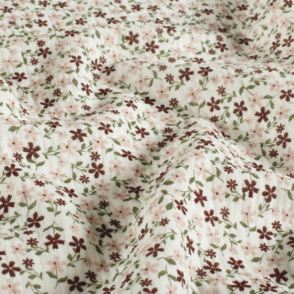 TRENZA PROTECTORA CUNA & CAMA | Muselina Flor FOREST