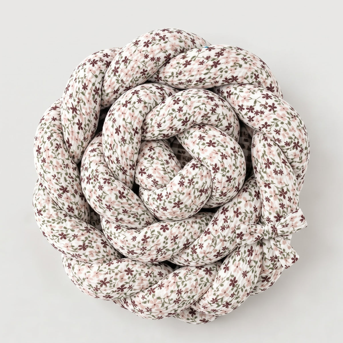 TRENZA PROTECTORA CUNA & CAMA | Muselina Flor FOREST