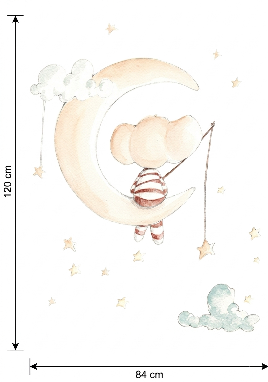 VINILO INFANTIL I OSITO PESCANDO SUEÑOS