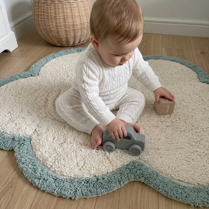 Tapete infantil de 110 cm de pérola