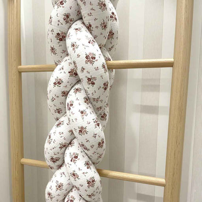 Trenza chichonera protectora para cuna y cama a medida - Confección artesanal