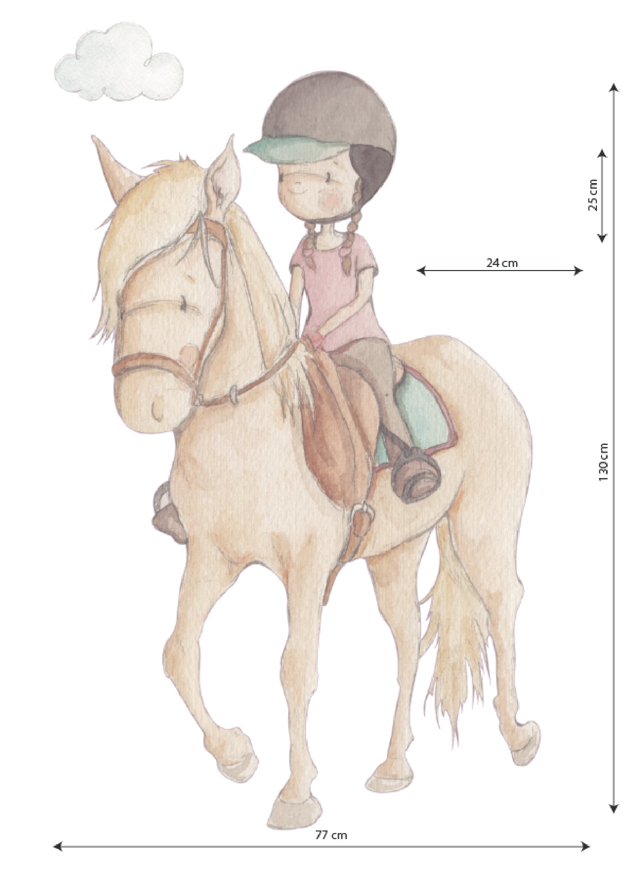 Vinilo Decorativo Infantil HORSE RIDING