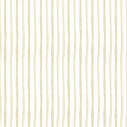 Papel pintado infantil Líneas Finas Acuarela color vainilla