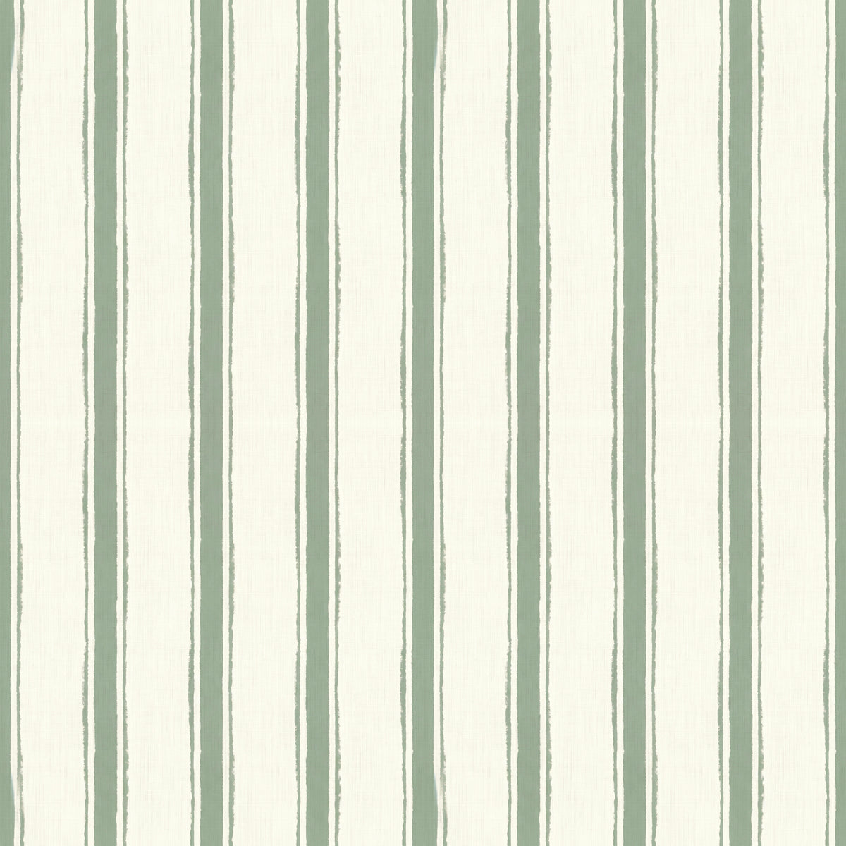 Papel pintado infantil Rayas Naturales doble verde