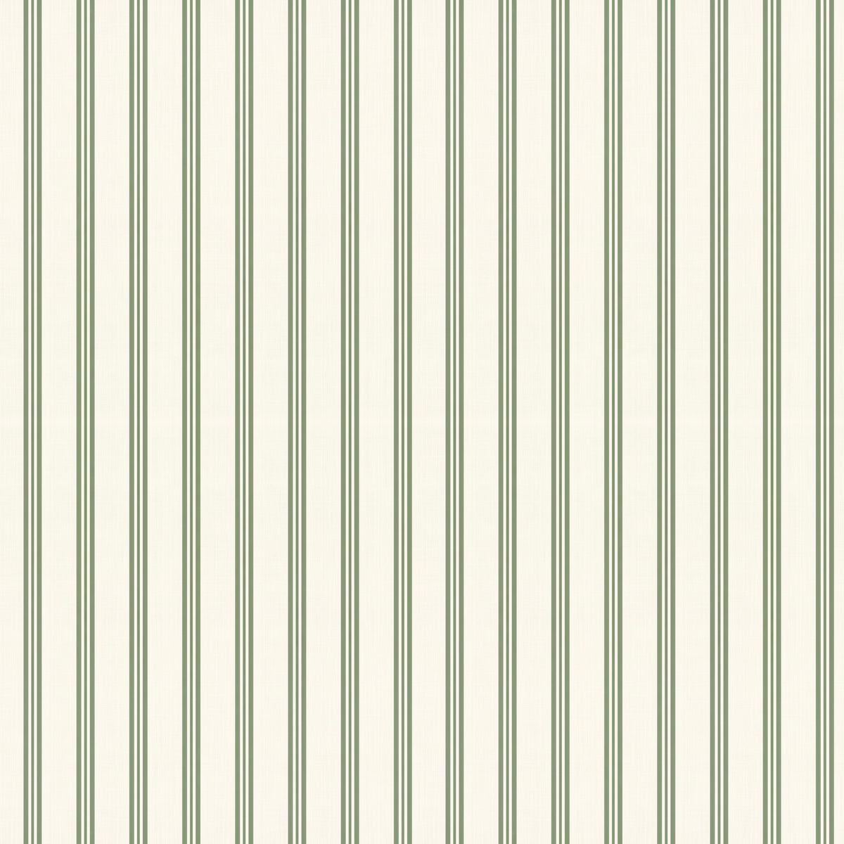 Papel pintado infantil Rayas Lino verde