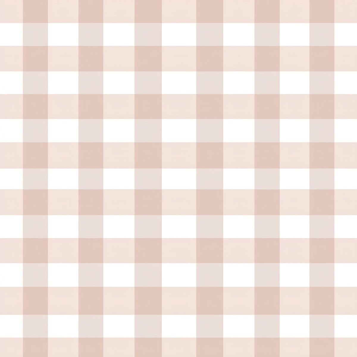 Papel pintado infantil Vichy Clásico rosa empolvado