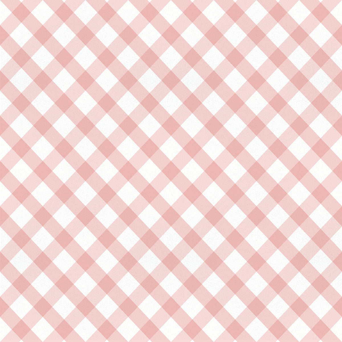Papel pintado infantil Vichy Diagonal color rosa
