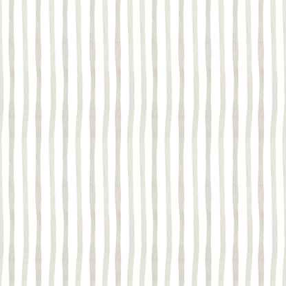 Papel pintado infantil Líneas Finas Acuarela color gris perla