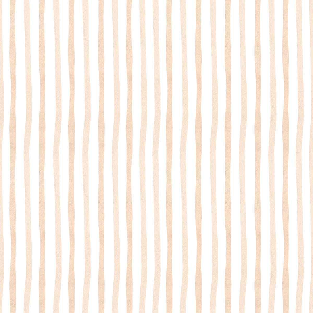 Papel pintado infantil Líneas Finas Acuarela color melocotón