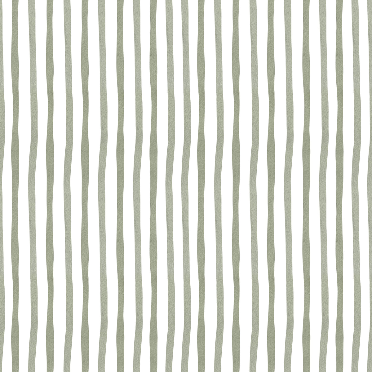 Papel pintado infantil Líneas Finas Acuarela color salvia