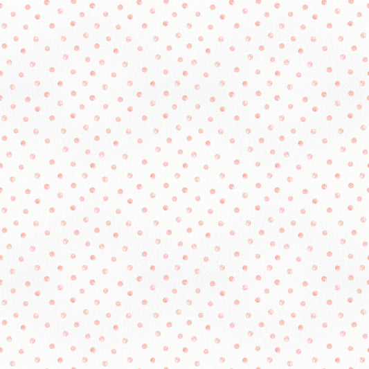 Papel pintado infantil Topitos Acuarela color rosa