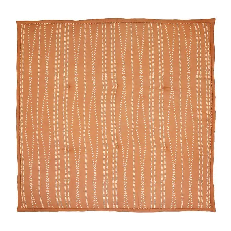 Tapis de repos bébé coton imprimé bohème NEPO TERRACOTTA - Sueños de Cigueña