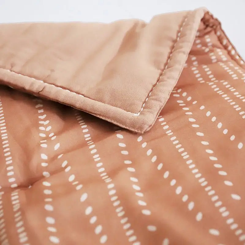 Tapis de repos bébé coton imprimé bohème NEPO TERRACOTTA - Sueños de Cigueña
