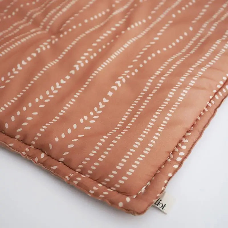 Tapis de repos bébé coton imprimé bohème NEPO TERRACOTTA - Sueños de Cigueña