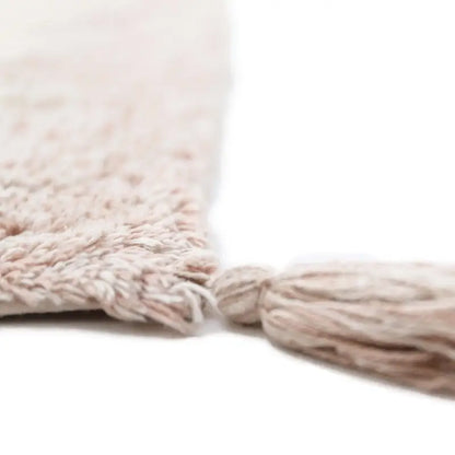 Tapis chambre enfant coton lavable à pois MINNA - Sueños de Cigueña