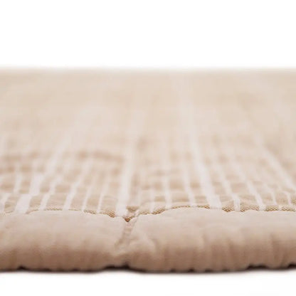 Alfombra de Descanso para bebé reversible ANNA TERRACOTA 100 x 140 cm - Sueños de Cigueña
