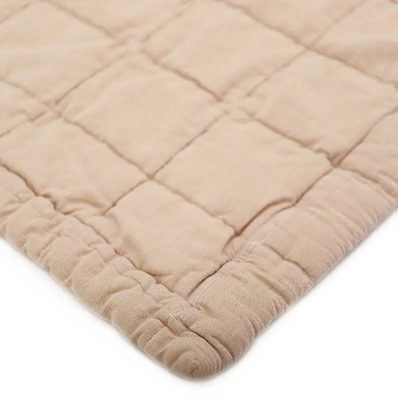 Alfombra de Descanso para bebé reversible ANNA TERRACOTA 100 x 140 cm - Sueños de Cigueña