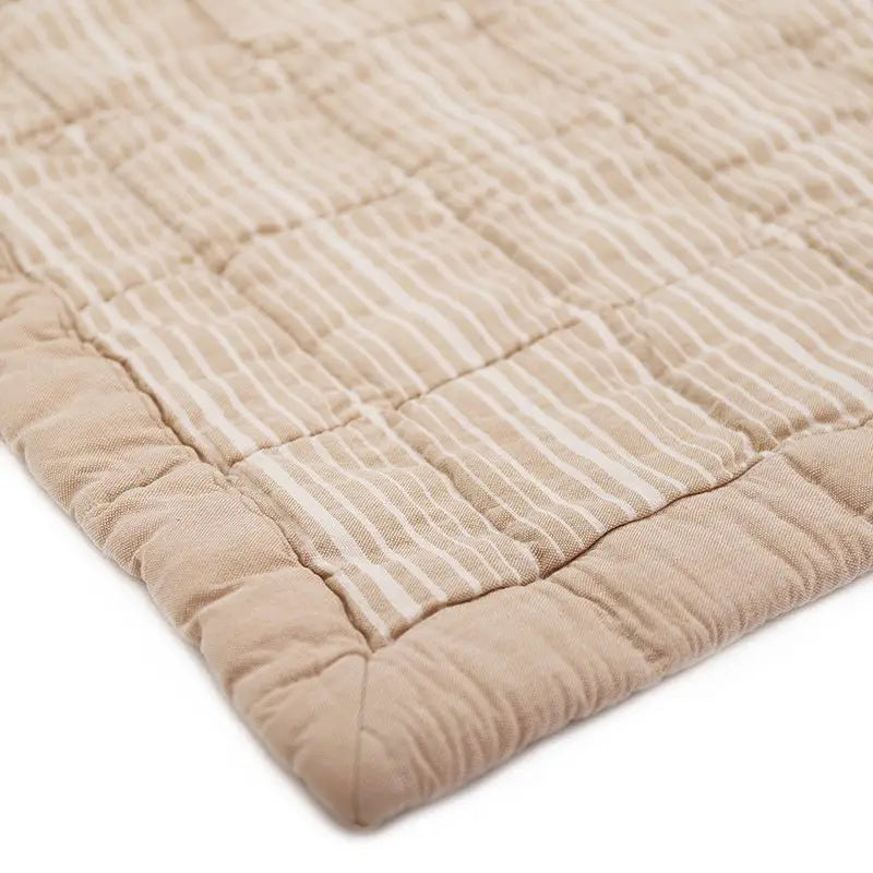Alfombra de Descanso para bebé reversible ANNA TERRACOTA 100 x 140 cm - Sueños de Cigueña
