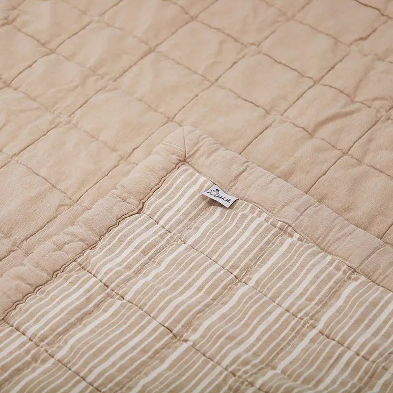Alfombra de Descanso para bebé reversible ANNA TERRACOTA 100 x 140 cm - Sueños de Cigueña