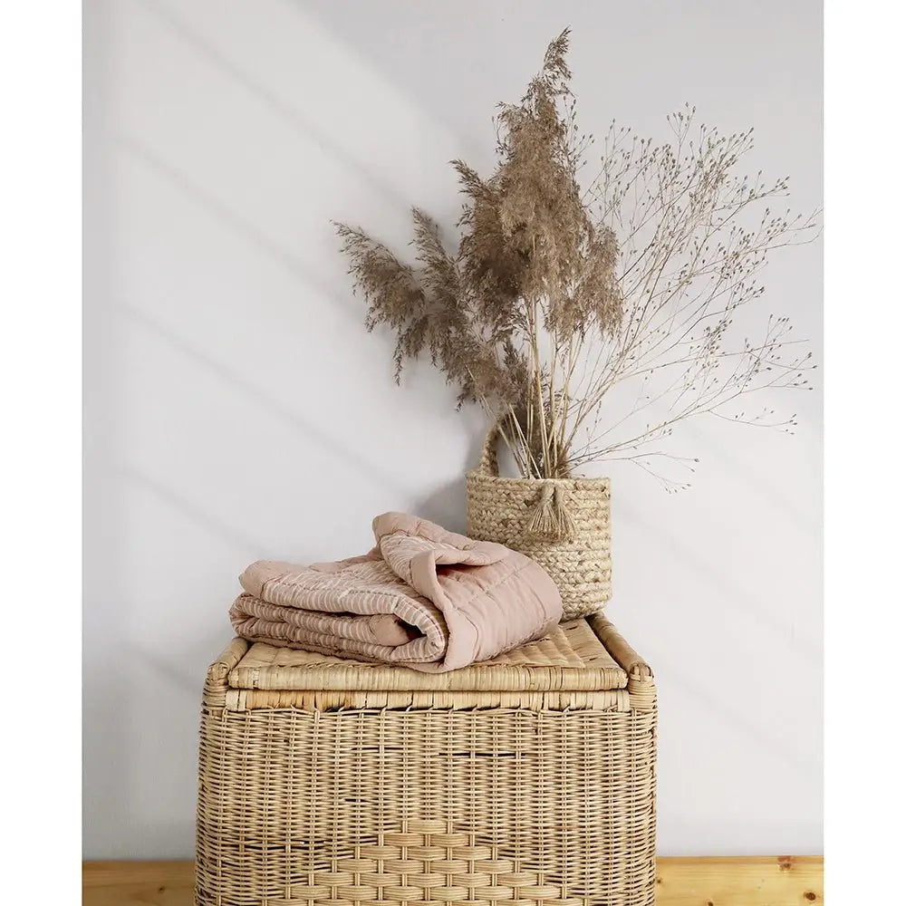 Alfombra de Descanso para bebé reversible Anna Terracotta 100 x 87 cm - Sueños de Cigueña