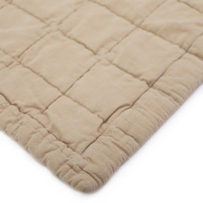 Alfombra de Descanso para bebé reversible CARAMEL LAVE 100 x 140 cm - Sueños de Cigueña