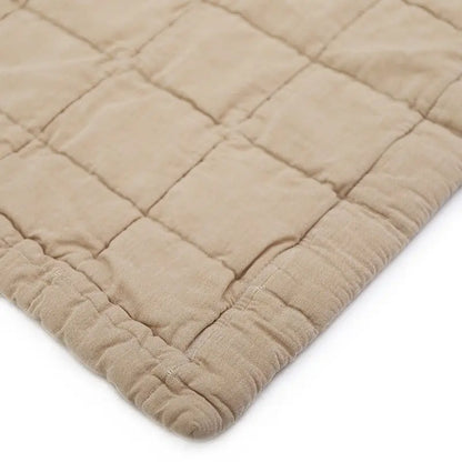 Alfombra de Descanso para bebé reversible CARAMEL LAVE 100 x 140 cm - Sueños de Cigueña