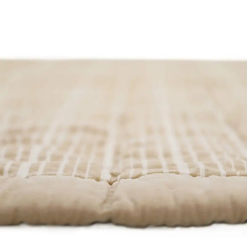 Alfombra de Descanso para bebé reversible CARAMEL LAVE 100 x 140 cm - Sueños de Cigueña