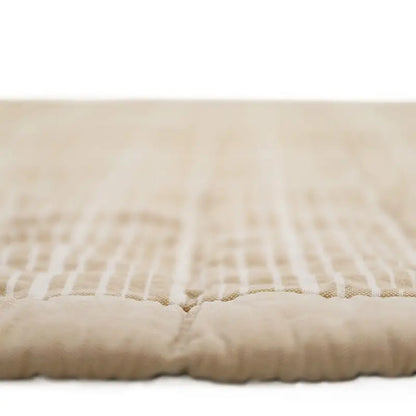 Alfombra de Descanso para bebé reversible CARAMEL LAVE 100 x 140 cm - Sueños de Cigueña