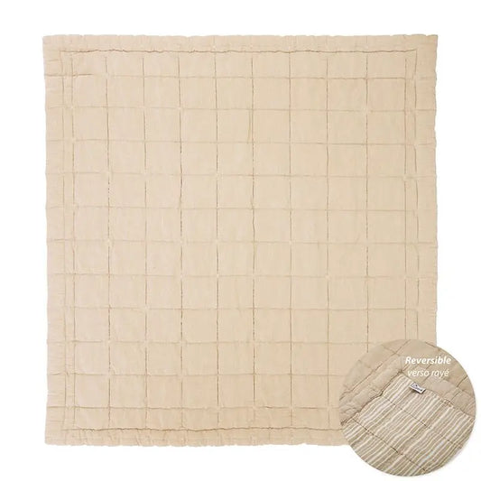 Alfombra de Descanso para bebé reversible CARAMEL LAVE 100 x 87 cm - Sueños de Cigueña