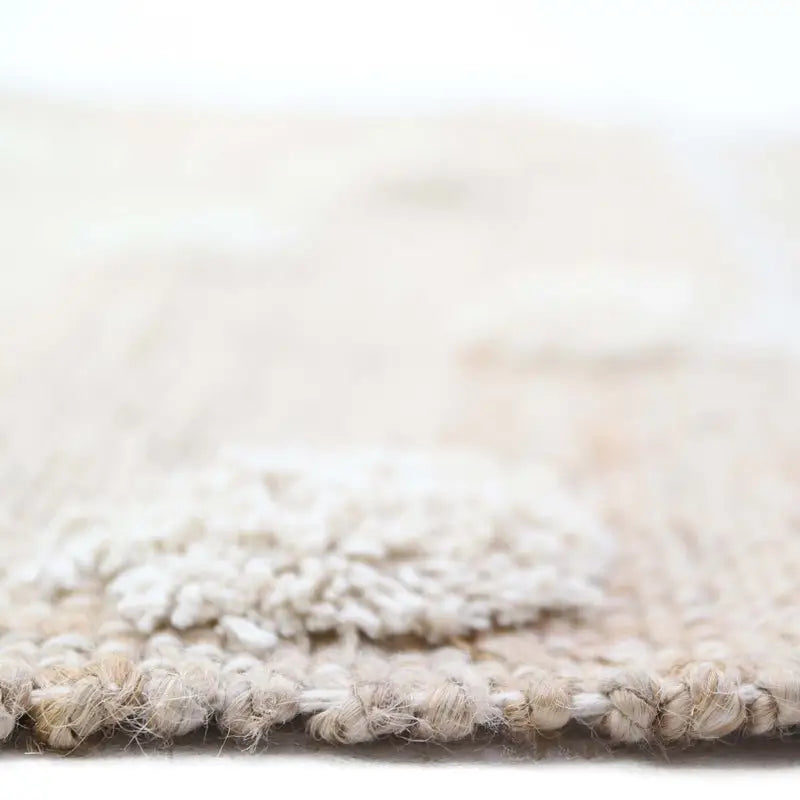Tapis jute & coton à pois NOP - Sueños de Cigueña