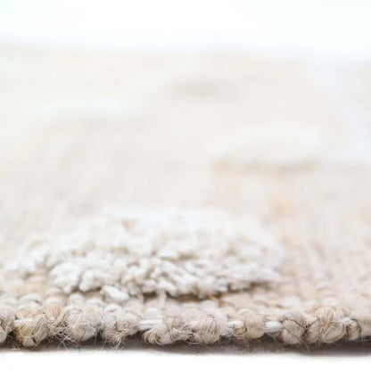 Tapis jute & coton à pois NOP - Sueños de Cigueña