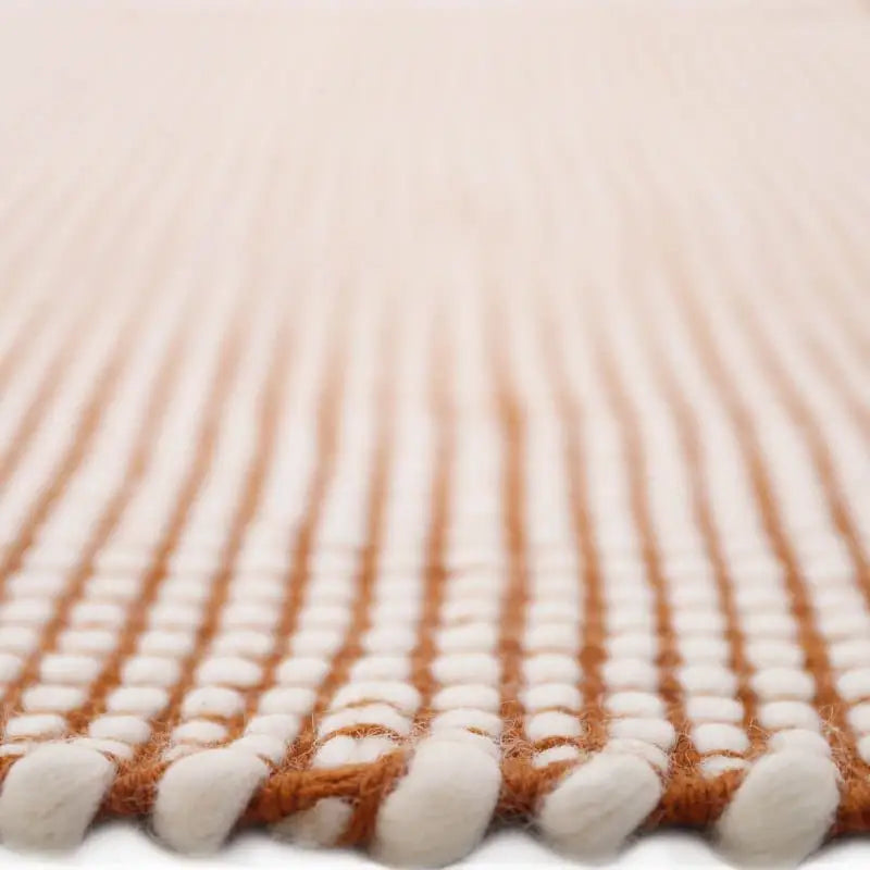 Tapis laine contemporain BERGEN CARAMEL M - Sueños de Cigueña