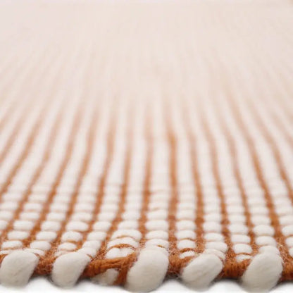 Tapis laine contemporain BERGEN CARAMEL M - Sueños de Cigueña
