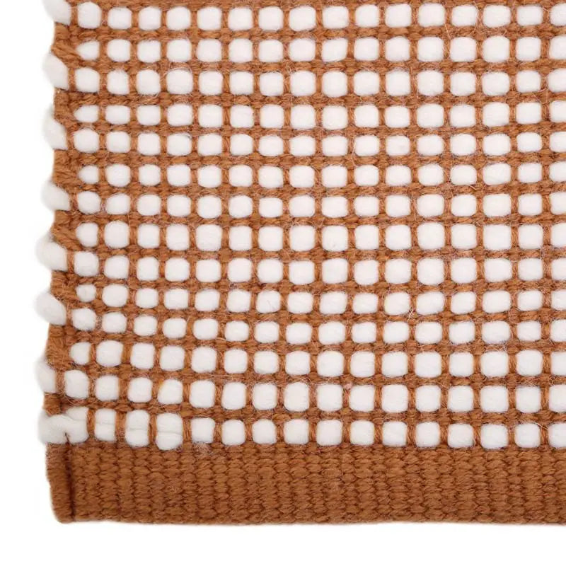 Tapis laine contemporain BERGEN CARAMEL M - Sueños de Cigueña