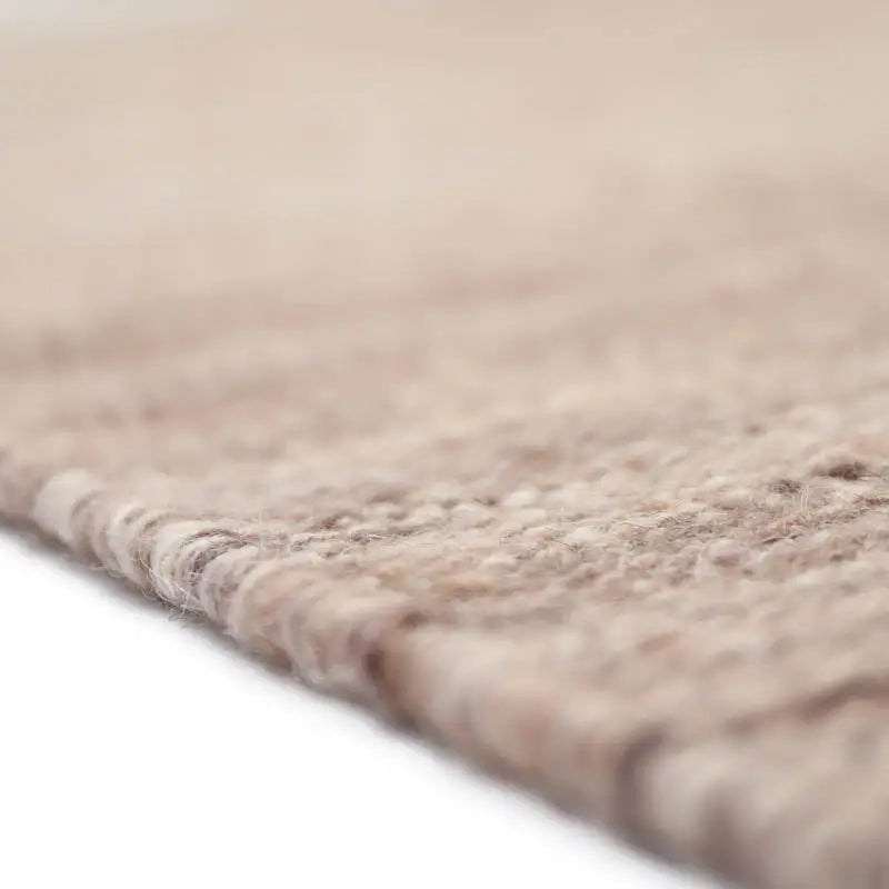Tapis laine contemporain LHENA BRUN ROSE L - Sueños de Cigueña