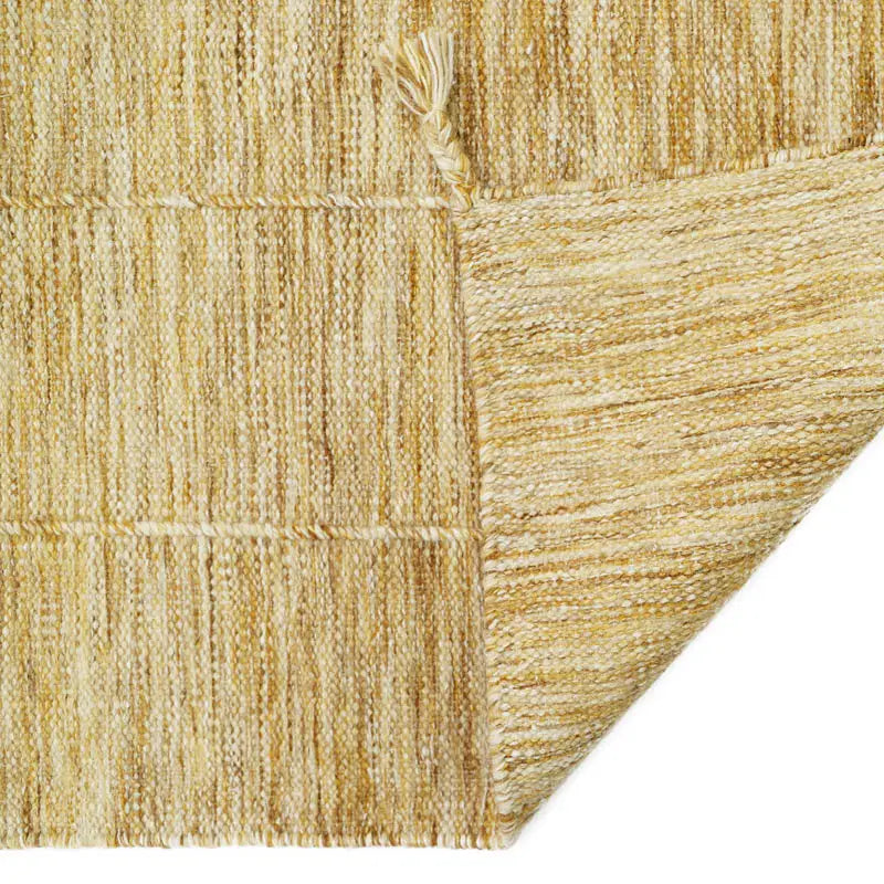 Alfombra de lana LHENA JAUNE BRUN M - Sueños de Cigueña 