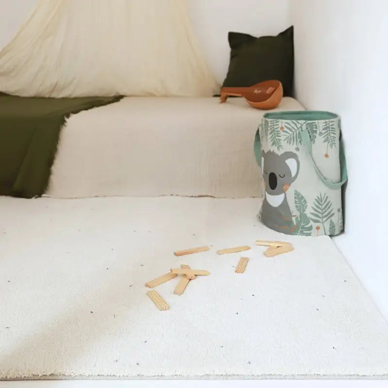 Tapis aspect laine matière recyclée KUSUMI S - Sueños de Cigueña