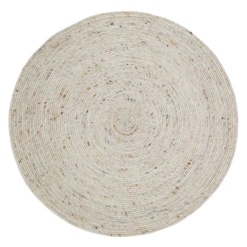 Tapis rond laine feutrée NEETHU AVOINE M - Sueños de Cigueña
